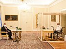 Prezident Milo Zeman pijal v Lánech kandidáta ma ministra prmyslu a obchodu...