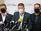 éf SPD Tomio Okamura vystoupil proti návrhu povinného okování. (1. prosince...