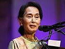 Zahájení mezinárodní konference Fórum 2000 se zúastnila barmská disidentka a...