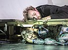 Tomá Havlínek a Ivana Uhlíová v nastudování Hamleta pro divadlo ABC