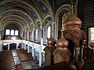 Rekonstrukce interiru Velk synagogy v Plzni se bl ke svmu konci, otevt...
