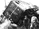 Nehoda smíeného vlaku v ele s motorovým vozem  M131.1280 u Oslí, 25. 7. 1967