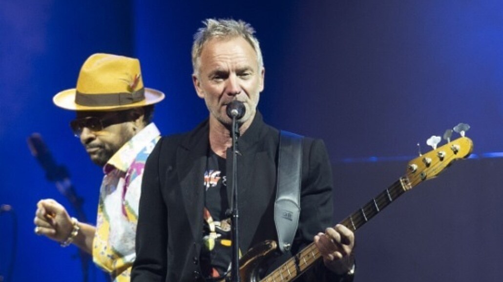 Sting a Shaggy na společném koncertu v pražském Foru Karlín 16. listopadu 2018
