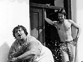 Helena R��i�ková a Pavel Kikin�uk ve filmu Slunce, seno, jahody (1983)