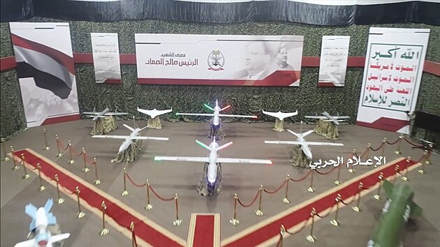 Pehldka raket a bezpilotnch letadel jemenskch Hs (7. ervence 2019)