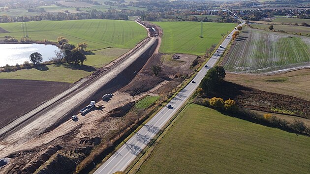 Obchvat Olbramovic bude podle Ředitelství silnic a dálnic hotový o půl roku dříve.