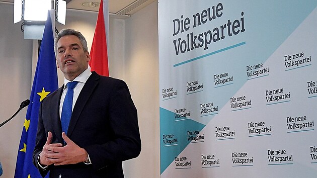 Nový rakouský kancléř Karl Nehammer (3. prosince 2021)
