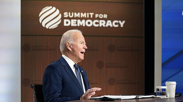 Americký prezident Joe Biden svolal dvoudenní summit pro demokracii. (9. prosince 2021)