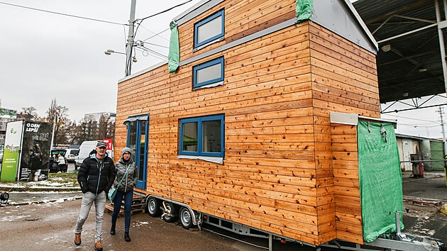 Na prosincový festivalu Design Week v DEPO2015 v Plzni si zájemci prohlíželi také bydlení na pár metrech čtverečních. (4. prosince 2021)
