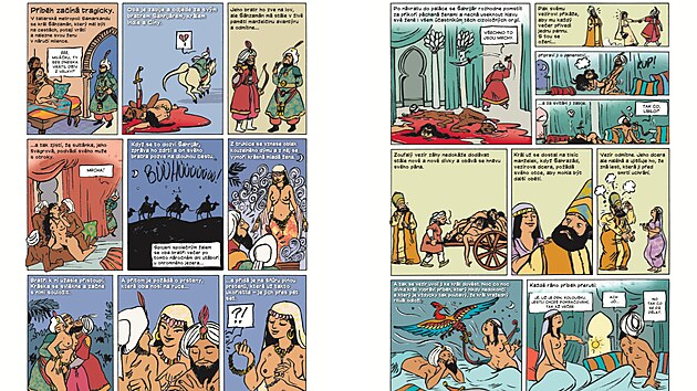 Z knihy Sexkomiks 2: Intimní historie Afriky a Orientu