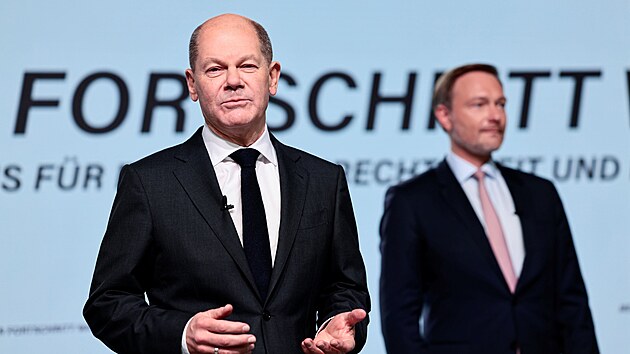 Designovan nmeck kancl Olaf Scholz (7. prosince 2021)