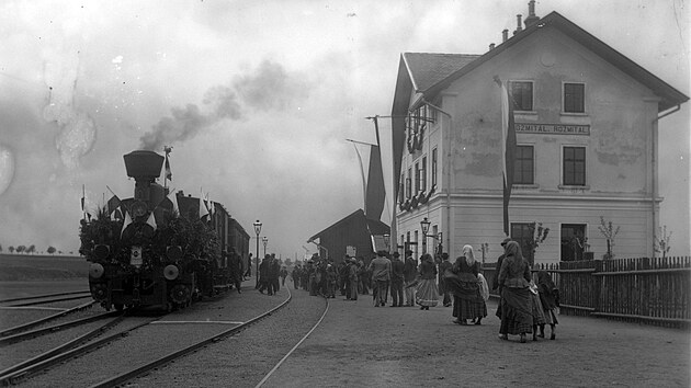 Prvn vlak v Romitle, 11. erven 1899