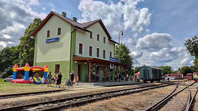 Opravené nádraží v Rožmitále pod Třemšínem hostilo 21. srpna 2021 regionální...