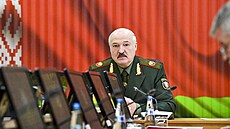 Běloruský prezident Alexander Lukašenko (22. listopadu 2021)
