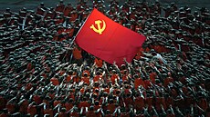 Galashow v pedveer stého výroí zaloení Komunistické strany íny v Pekingu....