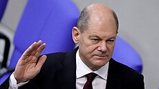 Nový nmecký kanclé Olaf Scholz (8. prosince 2021)