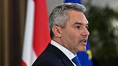 Nový rakouský kancléř Karl Nehammer (3. prosince 2021)