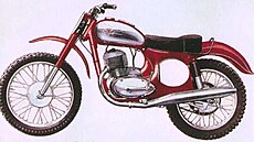 Produkční motokorosový speciál Jawa 250 z roku 1957