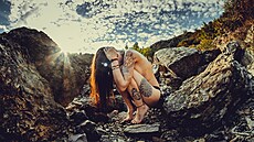 �Na focení p�icházím ráda s vlastními nápady, s fotografem je pak rozvíjíme,�...