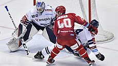 Utkání 53. kola hokejové extraligy: HC Ocelái Tinec - HC Vítkovice Ridera,...