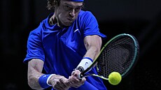 Úder Andreje Rubljova ve finále Davis Cupu