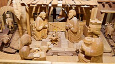 Pohyblivý Betlém Jana Vyslou�ila v Rudicích.