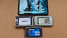 Nokia T20 a historické modely Nokia 770, N800 a N810