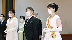 Japonská císaovna Masako, císa Naruhito a princezna Aiko (Tokio, 5. prosince...