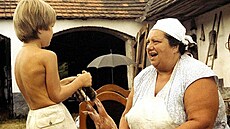 Martin Šotola a Helena Růžičková ve filmu Slunce, seno, jahody (1983)