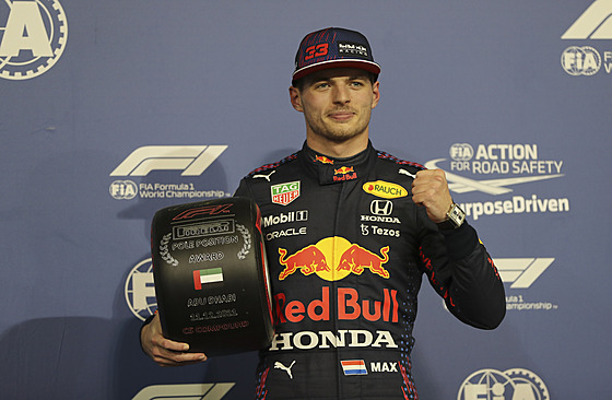 Max Verstappen, vítz kvalifikace na Velkou cenu Abú Zabí