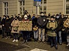 Lidé v Polsku protestují proti kontroverznímu mediálnímu zákonu. (19. prosince...