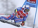 Alexis Pinturault na trati obího slalomu ve Val d'Isere