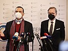 Petr Fiala doprovodil na úad ministra kultury Martina Baxu (ODS). (18....