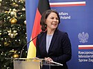 fka nmecké diplomacie Annalena Baerbocková (10. prosince 2021)