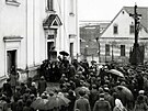 Byly zrovna Velikonoce, kdy v dubnu 1942 kostel sv. Vavince piel o est...