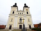 Kostel sv. Vavince v Bystici nad Perntejnem má dv ve.