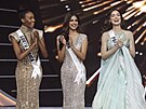 Miss Jihoafrická republika Lalela Mswane, Miss Indie  Harnáz Sandhu a Miss...