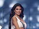 Miss Bolívie Nahemi Uequin Antelo na Miss Universe 2021 (Ejlat, 10. prosince...