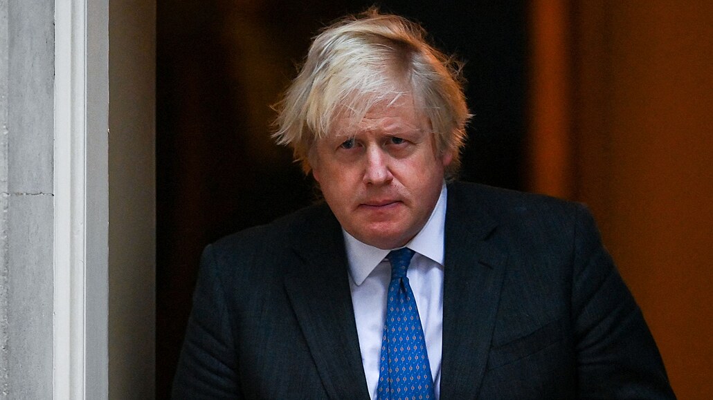 Britský premiér Boris Johnson (16. prosince 2021)