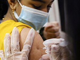 O�kování proti koronaviru (ilustra�ní snímek)