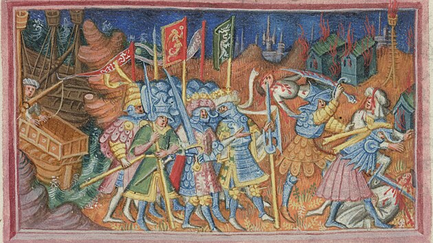 Ivar a Ubba  na sv� pusto��c� v�prav� severn� Angli�