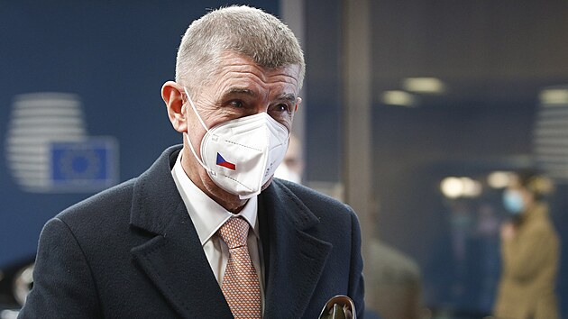 Andrej Babi� na sv� posledn� zahrani�n� cest� v Bruselu (15. prosince 2021)
