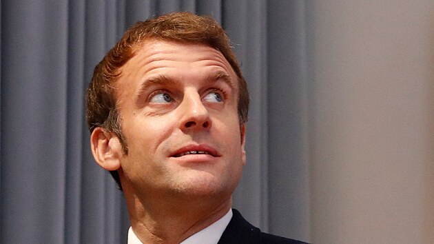 Francouzský prezident Emmanuel Macron (13. prosince 2021)