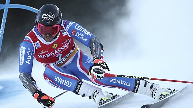 Mathieu Faivre v obm slalomu v Alta Badii.