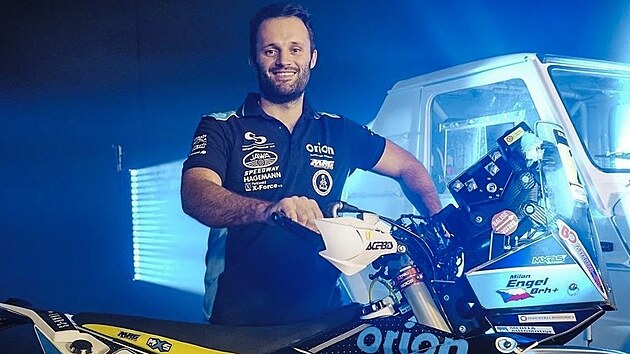 Motocyklov zvodnk Milan Engel se chyst na svj osm Dakar.