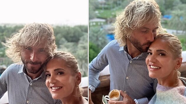 Pavel Nedvd a Dara Rolins (2021)