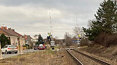 V Bakov nad Jizerou vlak táhl zaklínného mue. (19. prosince 2021)
