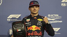 Max Verstappen, vítěz kvalifikace na Velkou cenu Abú Zabí