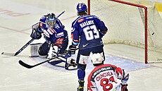 Utkání 26. kola hokejové extraligy: Rytíi Kladno - HC Dynamo Pardubice....