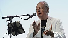 Michael Nesmith z The Monkees na hudebním festivalu v Kalifornii v roce 2014....